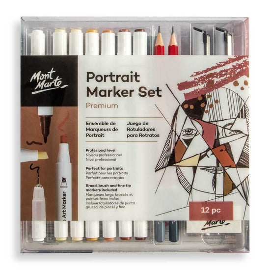 Portrait Marker Set Premium 12pc