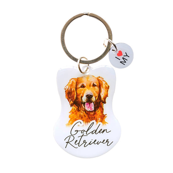 Pet Keyring Golden Retriever