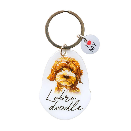 Pet Keyring Labradoodle