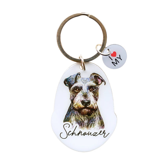 Pet Keyring Schnauzer