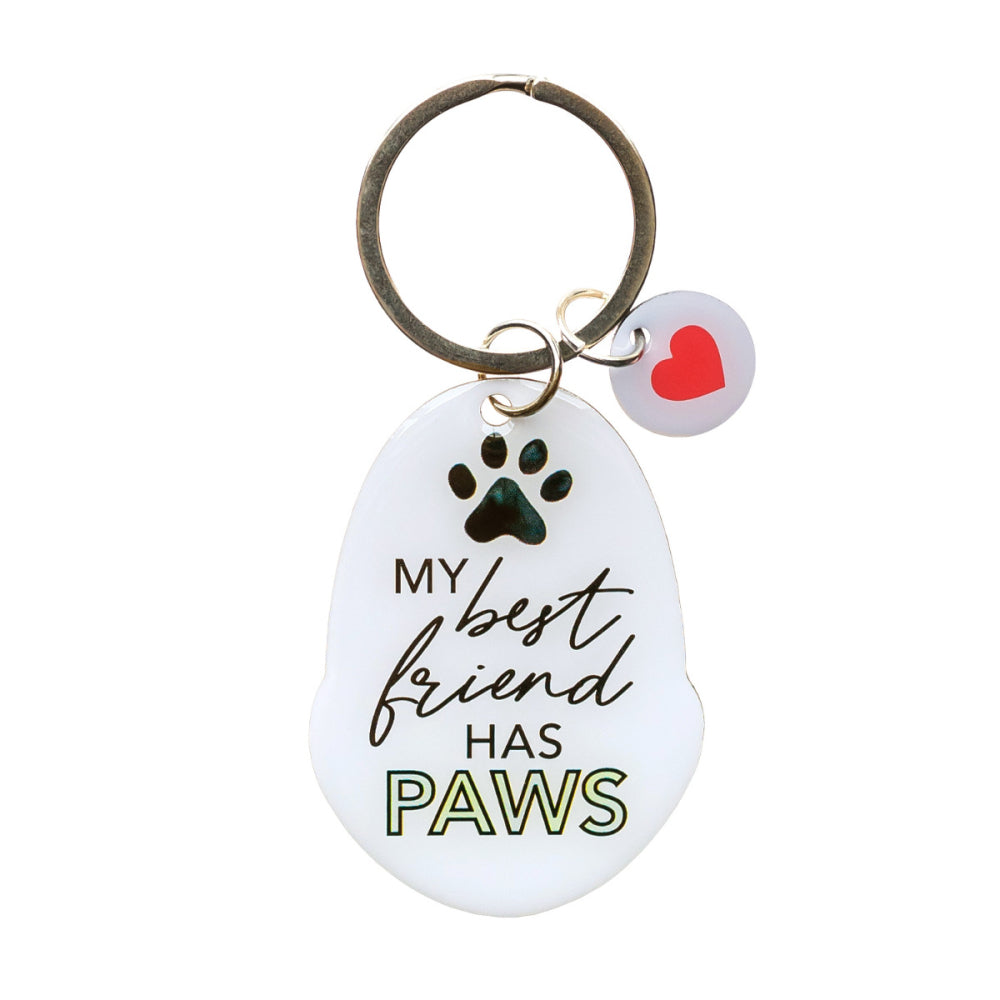 Pet Keyring Best Friend Has Paws