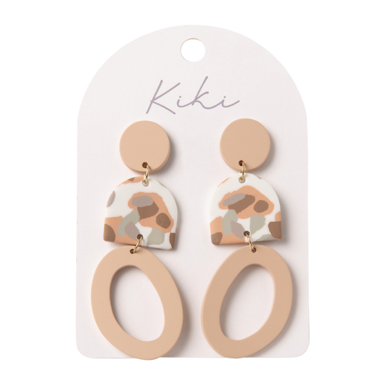 Kiki Terrazzo Loop Earrings