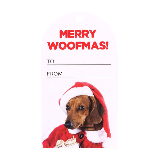 Christmas Woofmas Set Of 6 Gift Tags