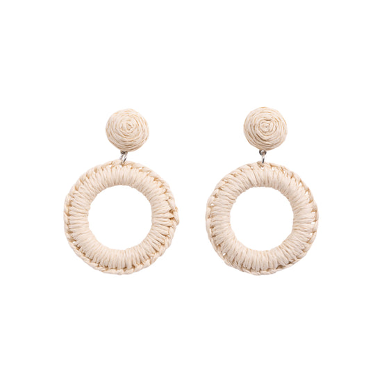 Kiki Natural Circle Earrings