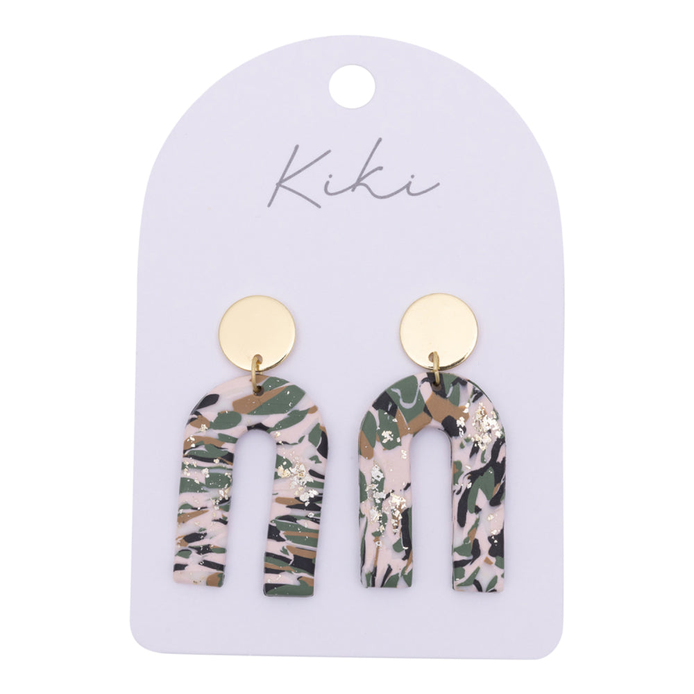 Kiki Rainbow Terrazzo Earrings