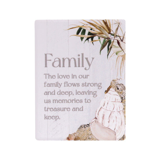 Palm Cove Family Ceramic Magnet