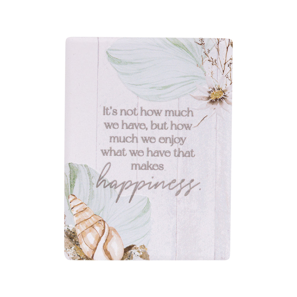 Palm Cove Happiness Ceramic Magnet