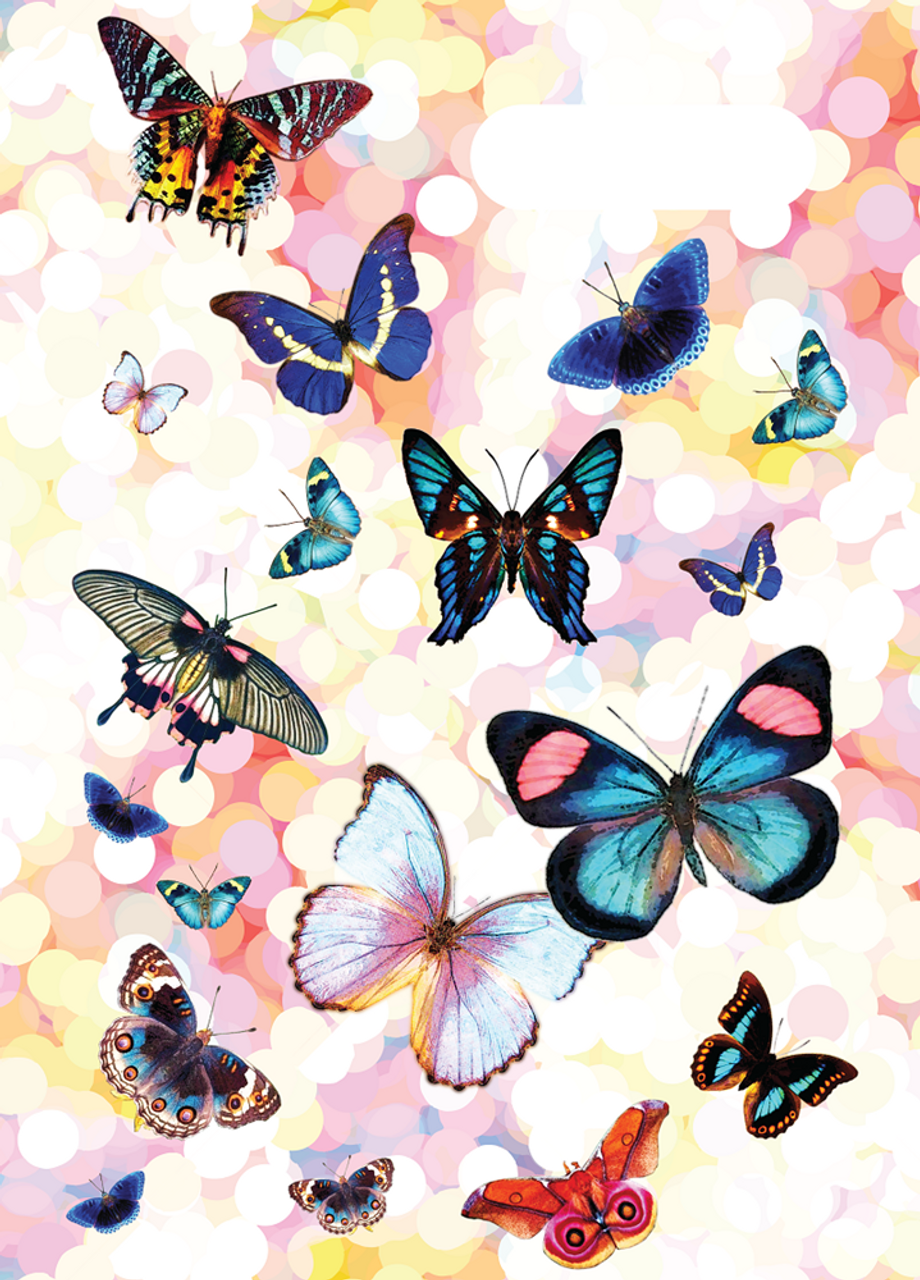 Spencil A4 Book Cover - Butterflies