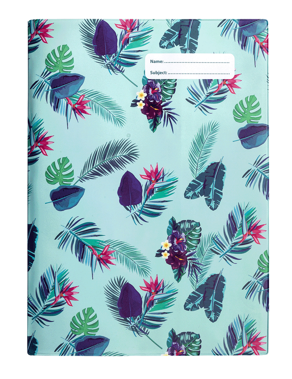 Spencil A4 Book Cover - Beach Blooms 2