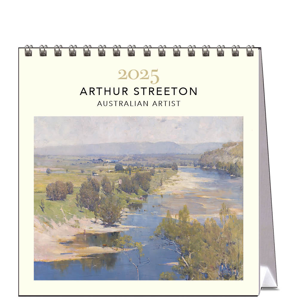 2025 Desk Calendar Arthur Streeton Australian Artist