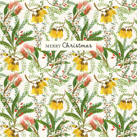 Bcna - Floral Christmas - 10 Charity Christmas Cards Pack