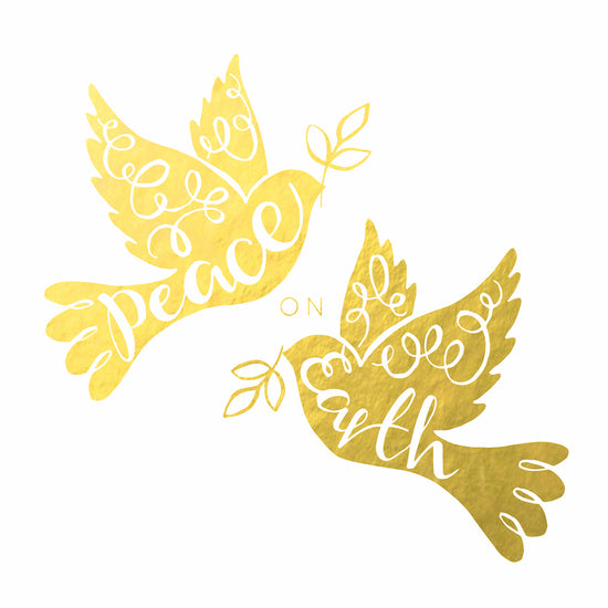 Bcna - Peace Doves - 10 Charity Christmas Cards Pack