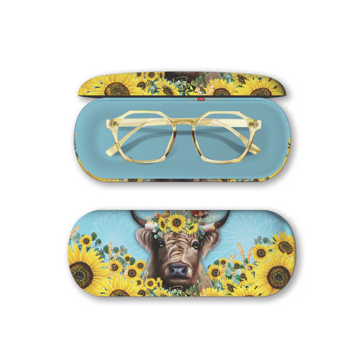 Glasses Case & Cleaning Cloth - Sunny Highland