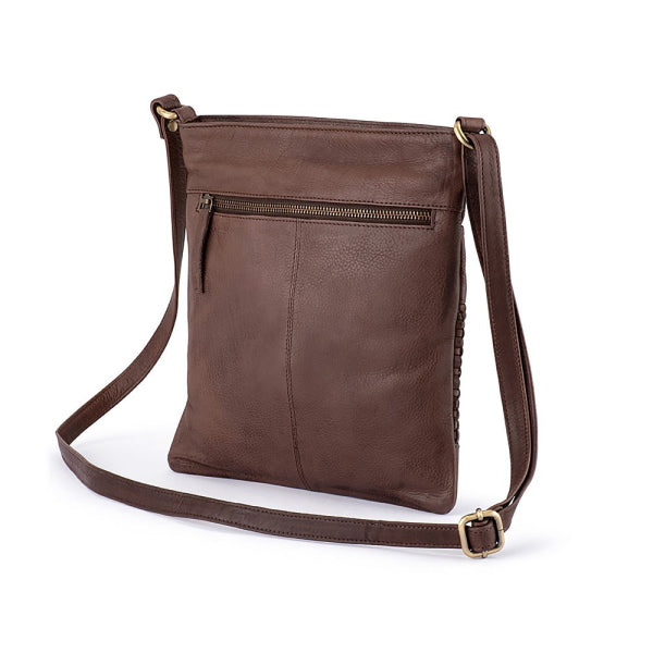 Verona - Weaved Crossbody/shoulder Bag Brown