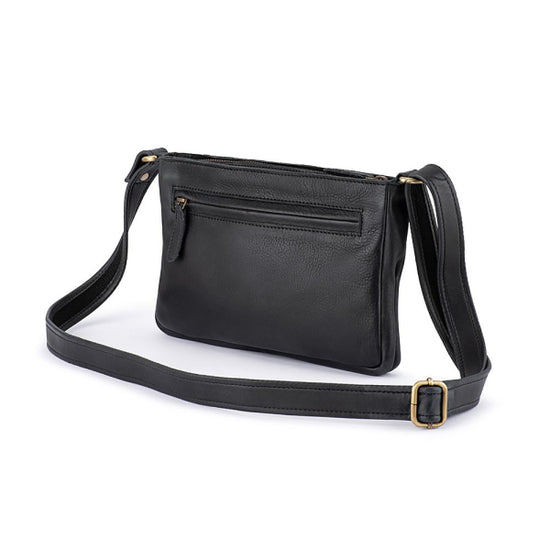 Verona - Weaved Shoulder Bag Black