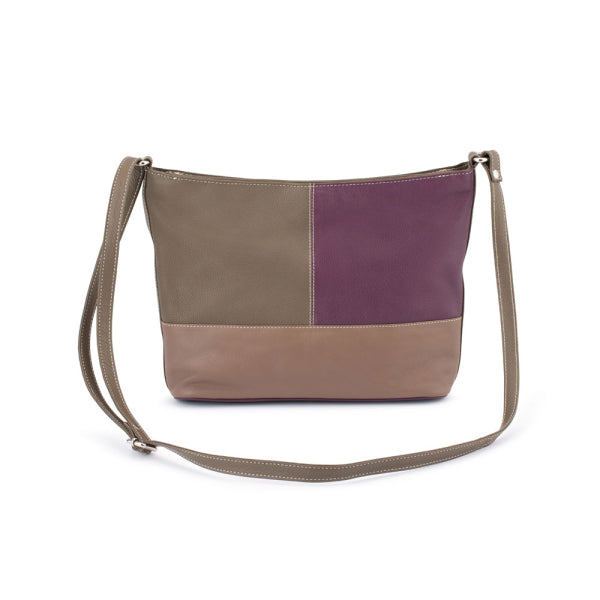 Franco Bonini - Compartment Shoulder Bag Mushroom/multi