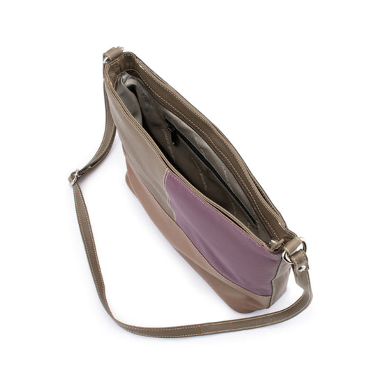 Franco Bonini - Compartment Shoulder Bag Mushroom/multi