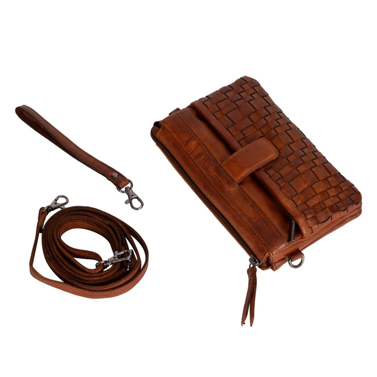 Greenwood Leather - Phone Bag Cognac